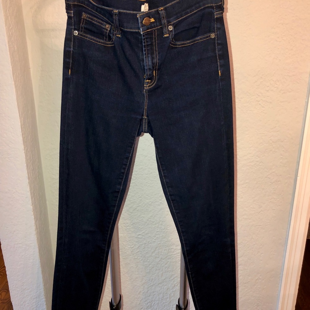 J. Crew Toothpick Dark Wash Denim
